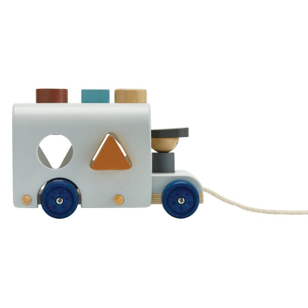 Plan Toys - Sorting Bus wooden toy | Scout & Co