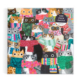 Galison - Wintry Cats jigsaw puzzle - 500 pieces | Scout & Co
