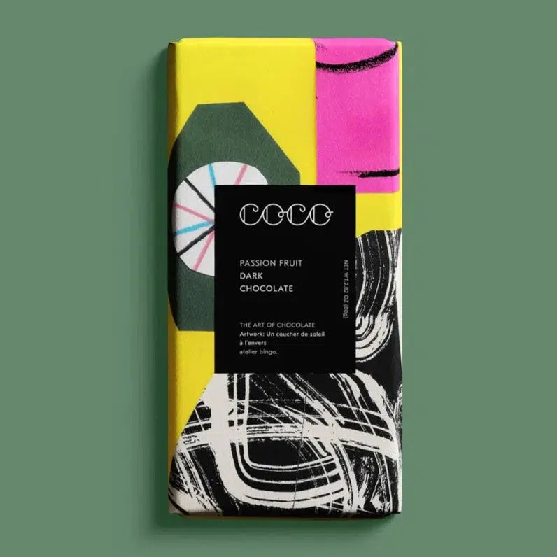 Coco - Passion Fruit dark chocolate bar - 80g | Scout & Co